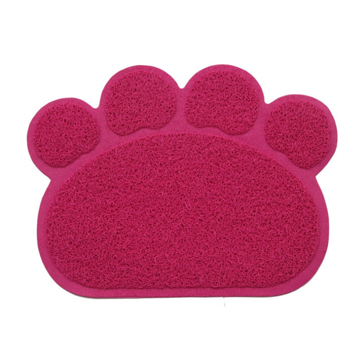 KFX-0542653 Claw-Shaped PVC Cat Litter Mat - Rectangular Design, 30x40cm, 300g