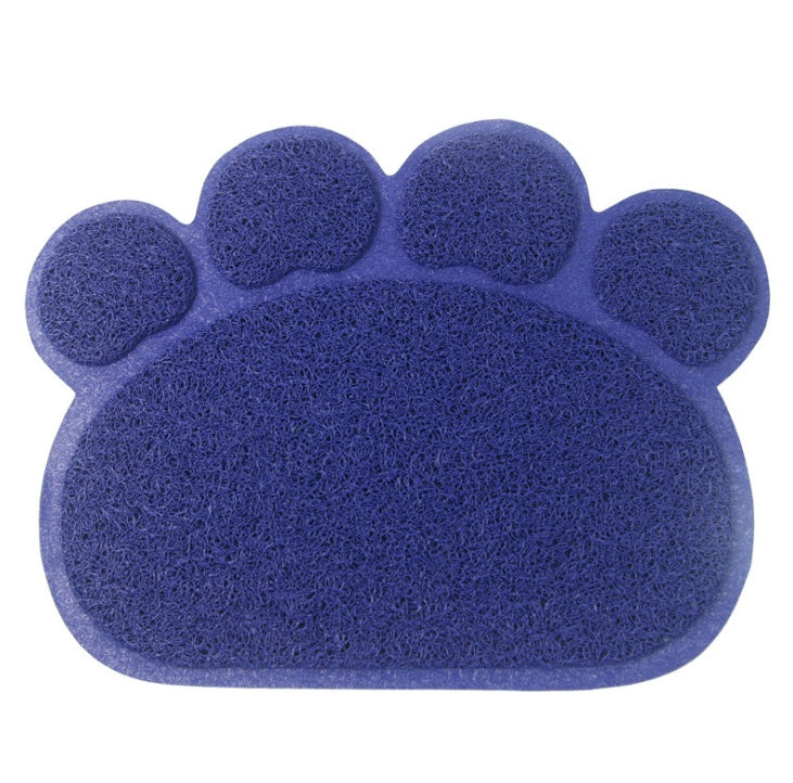 KFX-0542653 Claw-Shaped PVC Cat Litter Mat - Rectangular Design, 30x40cm, 300g