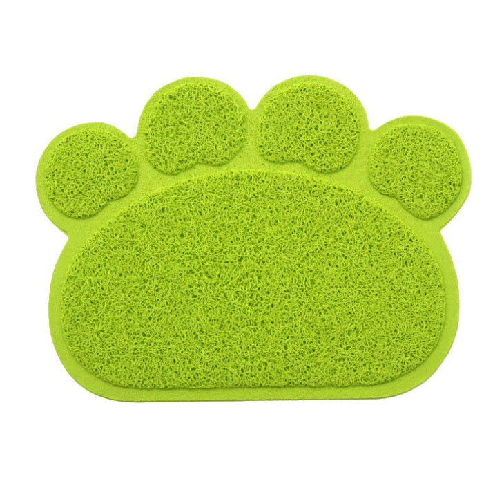 KFX-0542653 Claw-Shaped PVC Cat Litter Mat - Rectangular Design, 30x40cm, 300g