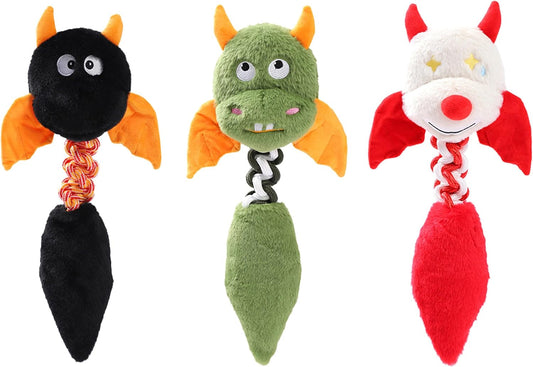 KFX-0544061 Plush Squeaky Dog and Cat Toy for Large and Small Pets, Interactive and Chew Resistant, Machine Washable