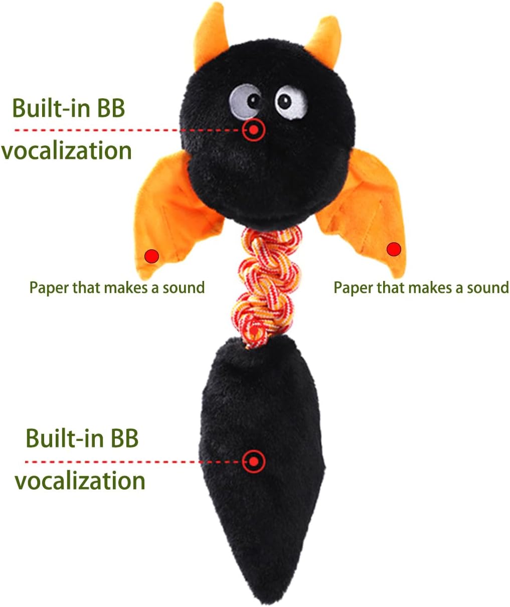 KFX-0544061 Plush Squeaky Dog and Cat Toy for Large and Small Pets, Interactive and Chew Resistant, Machine Washable