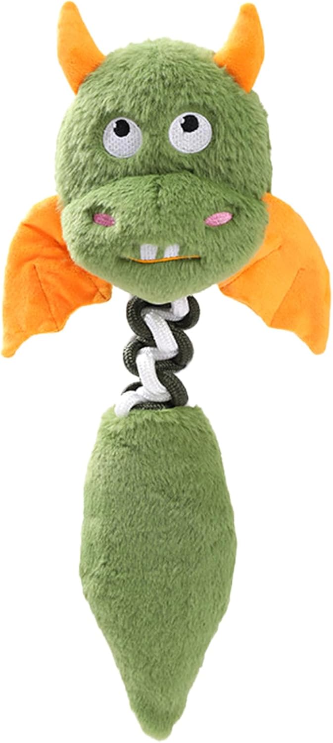 KFX-0544061 Plush Squeaky Dog and Cat Toy for Large and Small Pets, Interactive and Chew Resistant, Machine Washable