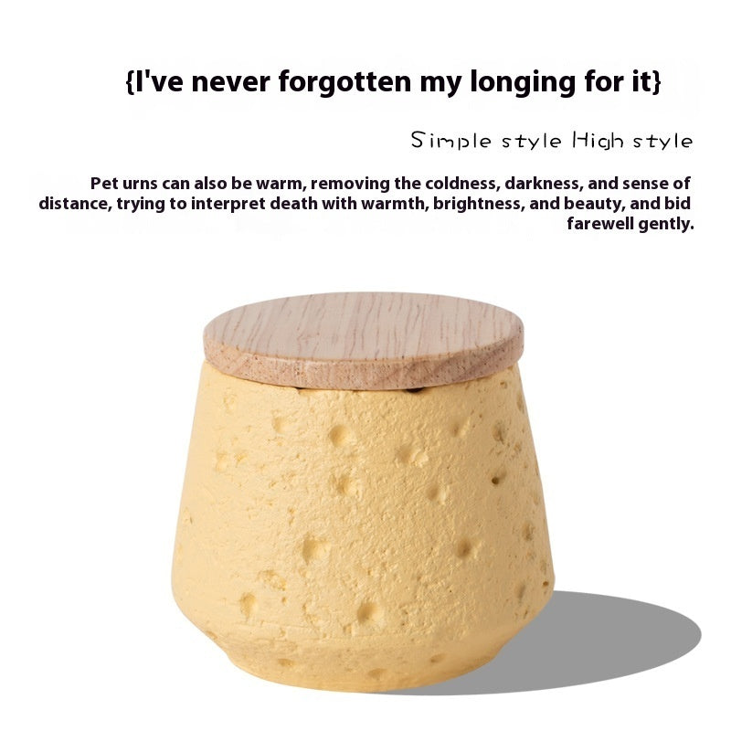 KFX-0544445 Mini Pet Cinerary Casket for Ashes with Hair and Teeth Keepsake Tank