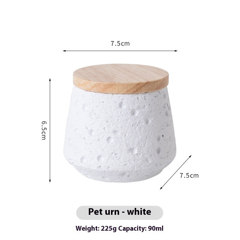 KFX-0544445 Mini Pet Cinerary Casket for Ashes with Hair and Teeth Keepsake Tank