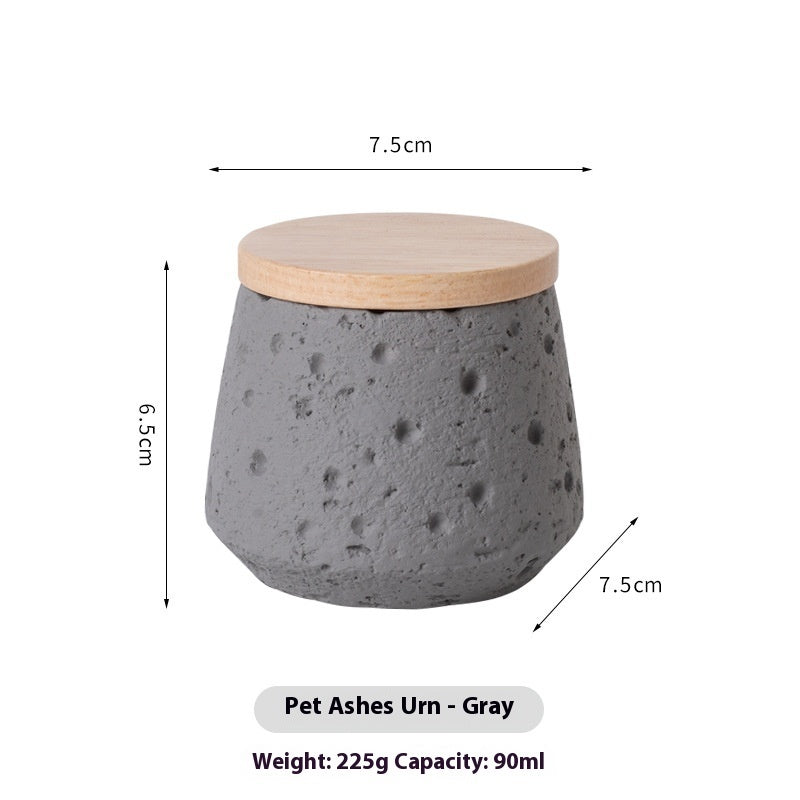 KFX-0544445 Mini Pet Cinerary Casket for Ashes with Hair and Teeth Keepsake Tank