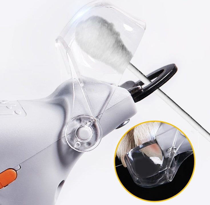 KFX-0544573 Bright LED Light Cat Nail Clippers with Wide Blade for Safe Nail Trimming