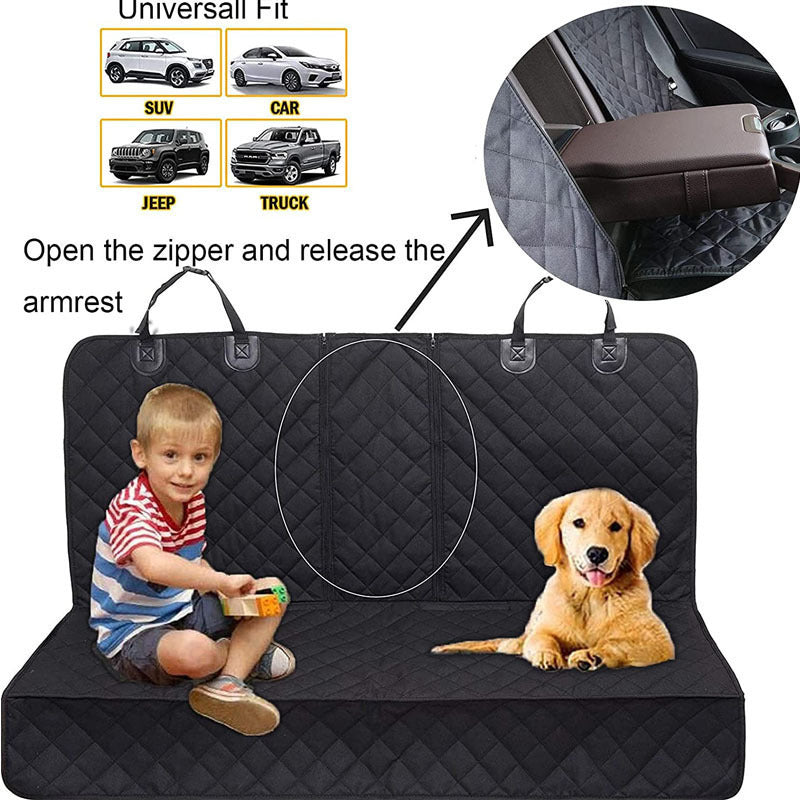 KFX-0545597 Water and Dirt Resistant Black Rear Seat Load Pad for Volkswagen - Dog Mat