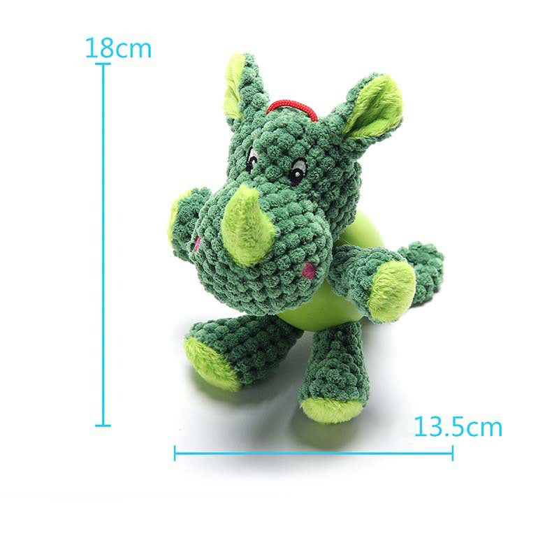 KFX-0548029 Squeaky Plush Monkey Dog Toy - Soft, Durable Chew Toy for Small to Medium Dogs, Ideal for Indoor and Outdoor Play