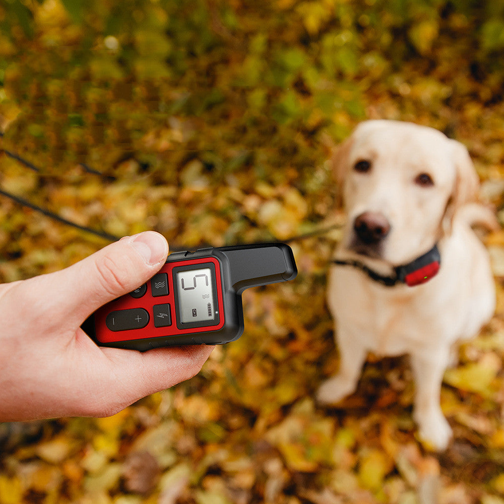 KFX-0548541 Remote Dog Trainer with Vibration, Tone, and Shock Functions, 500m Range, Rechargeable Battery