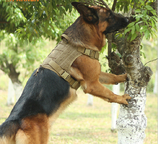 KFX-0548925 Medium Tactical Vest for Dogs - Unisex Nylon, Multiple Colors Available