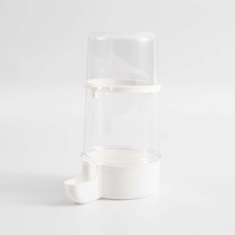 KFX-0550333 Large Blue and White PP Water Pipe for Birds, Ideal for Cages with 1-1.5cm Wire Spacing