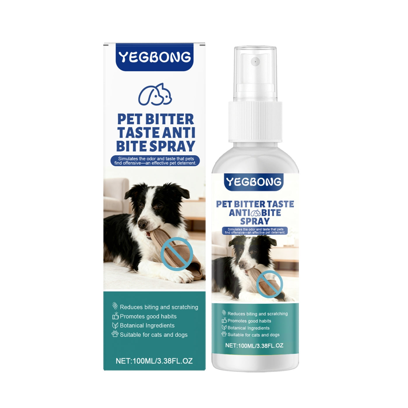 KFX-0554173 Pet Safe Bitter Taste Anti-Bite Chewing Spray for Dogs and Cats