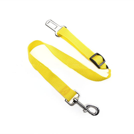 KFX-0556093 Retractable Pet Safety Belt for Cars - Adjustable Traction Rope in Multiple Colors