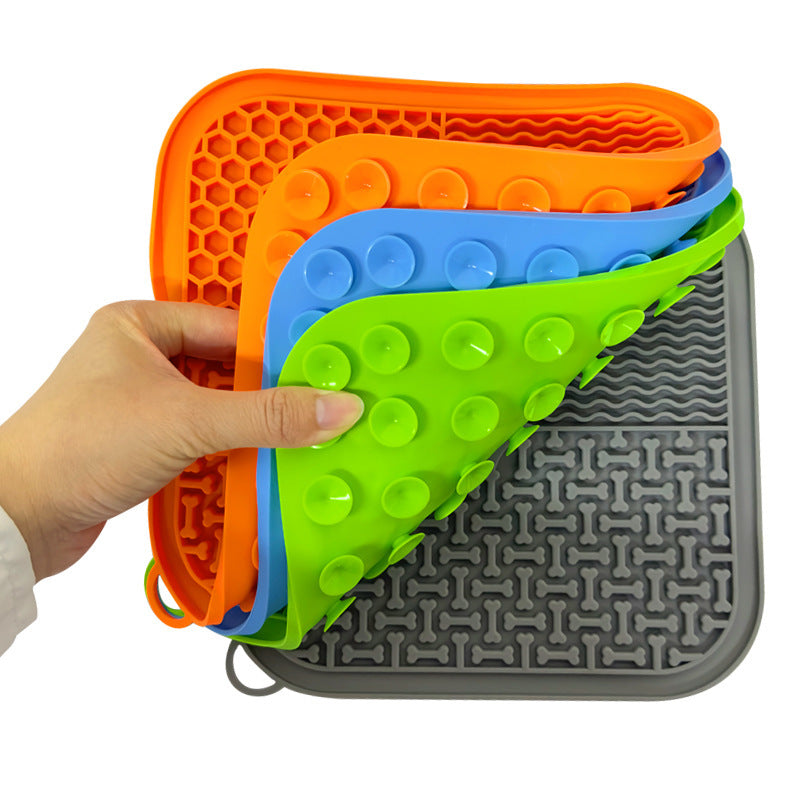 KFX-0558269 Fengrong Silicone Non-Slip Slow Feed Mat with Scraper for Dogs