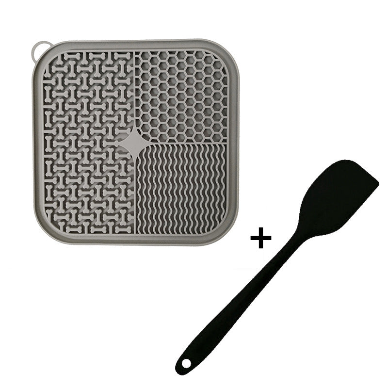 KFX-0558269 Fengrong Silicone Non-Slip Slow Feed Mat with Scraper for Dogs