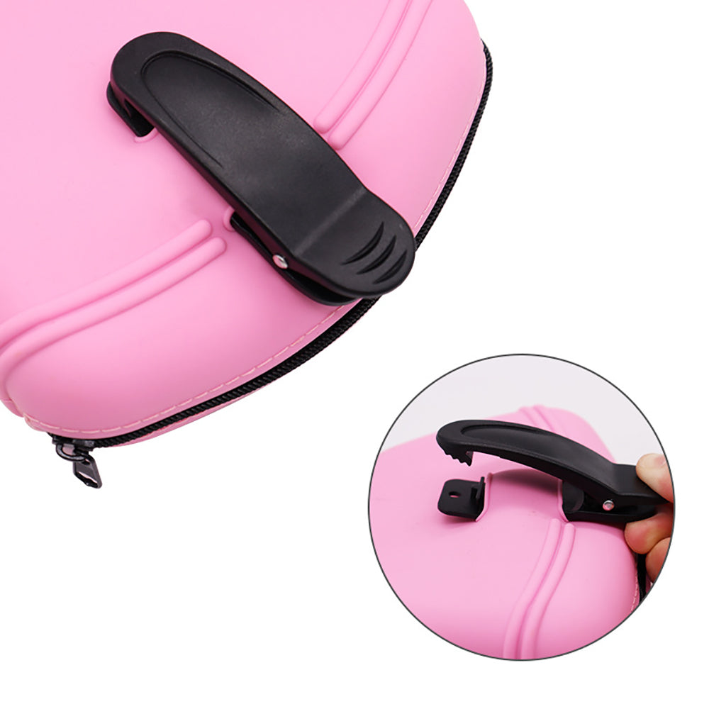 KFX-0559549 Silicone Dog Treat Pouch - Portable Waist Pack for Pet Training, Washable Food Storage with Clip