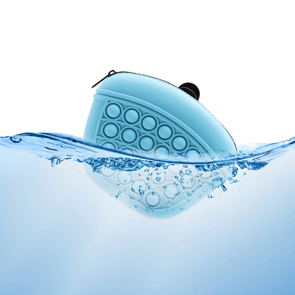 KFX-0559549 Silicone Dog Treat Pouch - Portable Waist Pack for Pet Training, Washable Food Storage with Clip