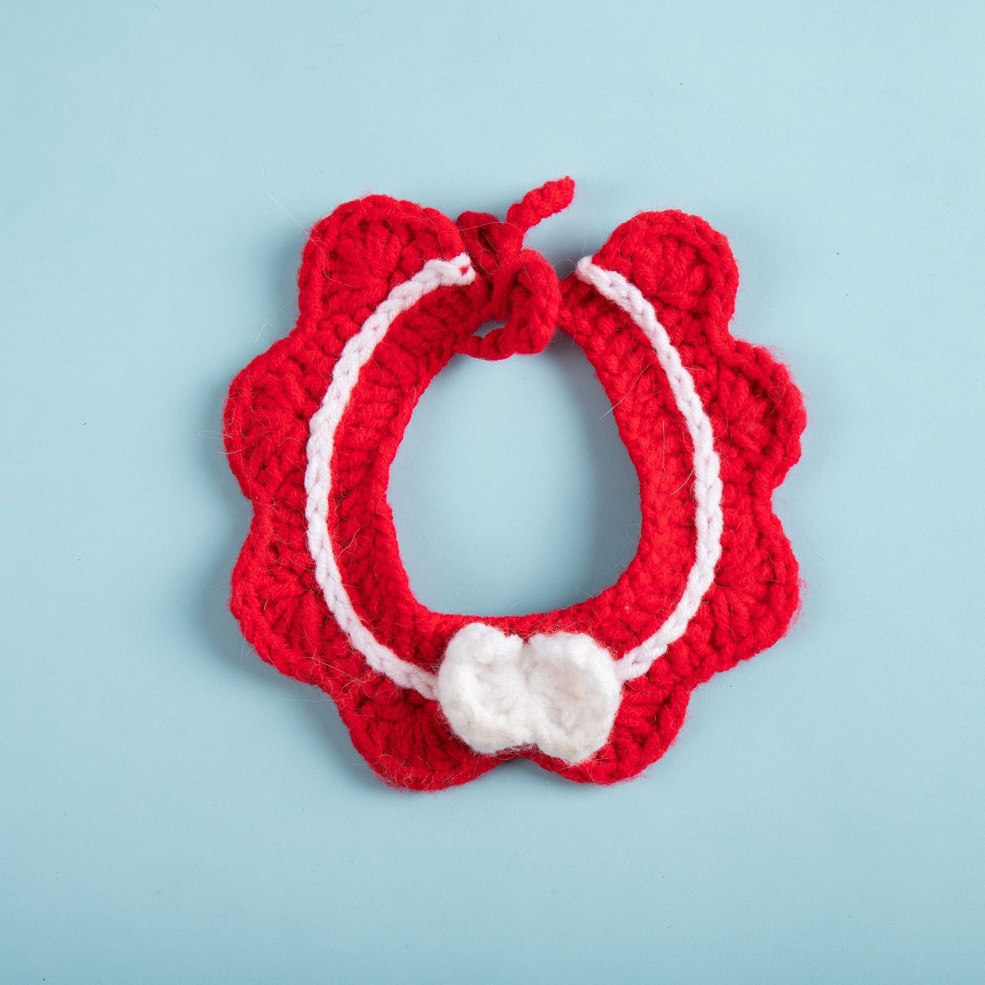 KFX-0560061 Cat Knitted Scarf Necklace in Various Colors and Patterns