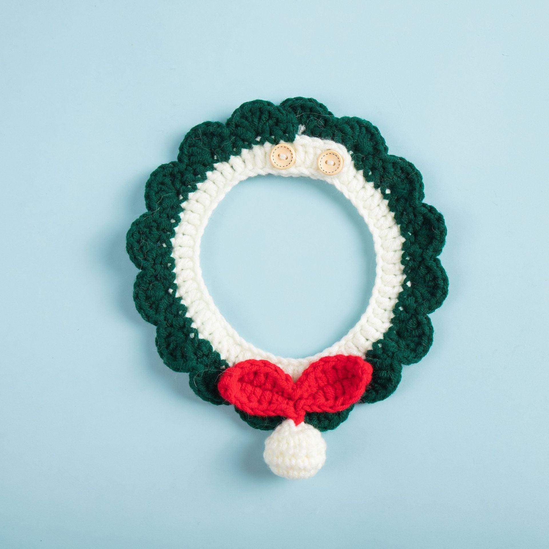 KFX-0560061 Cat Knitted Scarf Necklace in Various Colors and Patterns