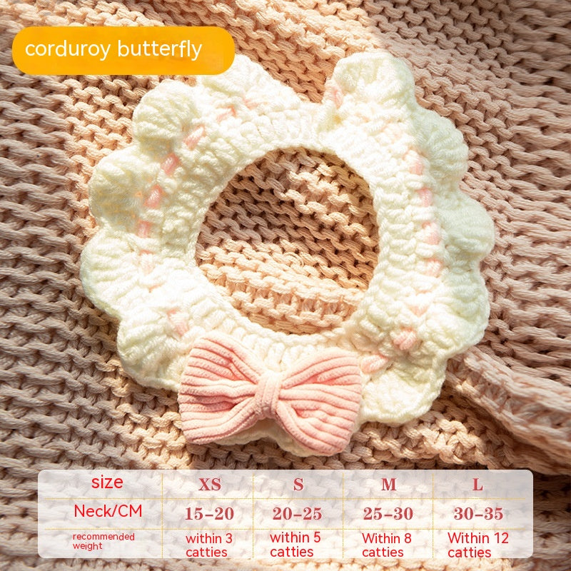 KFX-0560061 Cat Knitted Scarf Necklace in Various Colors and Patterns