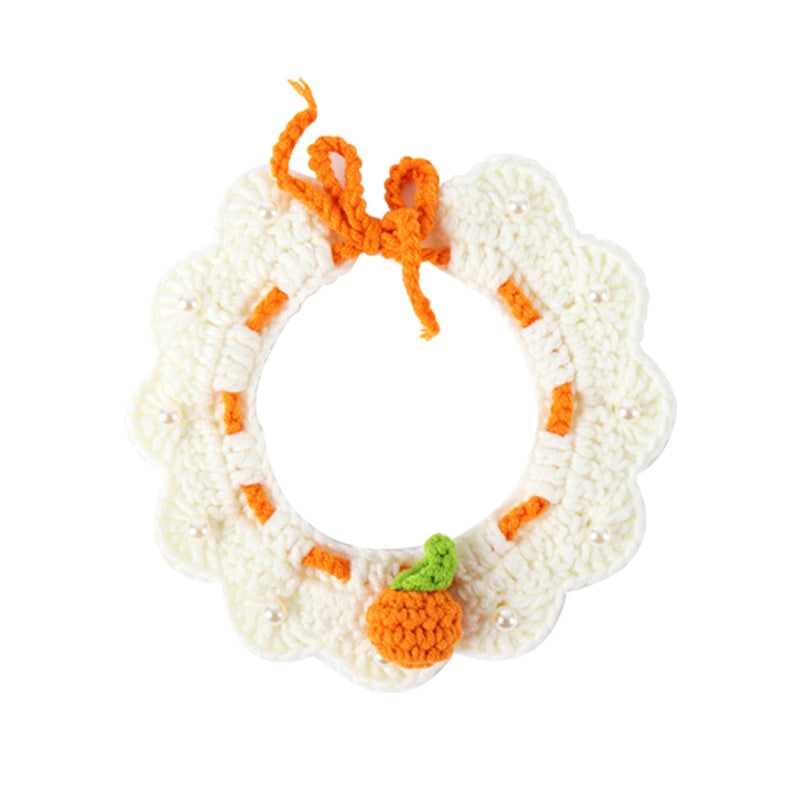KFX-0560061 Cat Knitted Scarf Necklace in Various Colors and Patterns