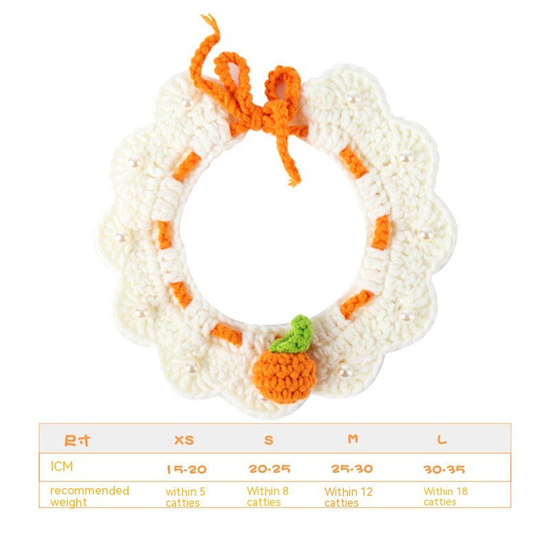 KFX-0560061 Cat Knitted Scarf Necklace in Various Colors and Patterns
