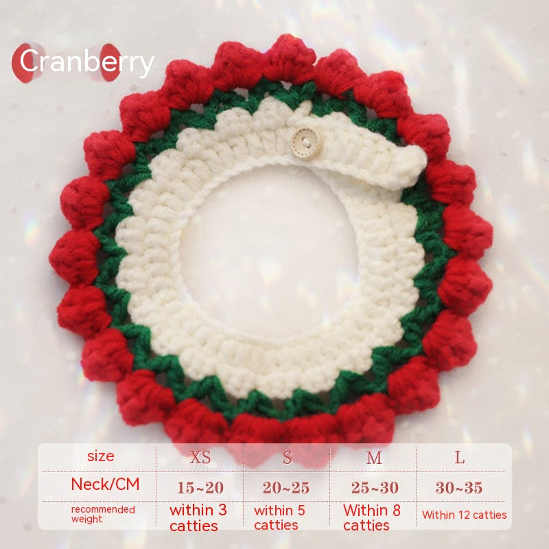 KFX-0560061 Cat Knitted Scarf Necklace in Various Colors and Patterns