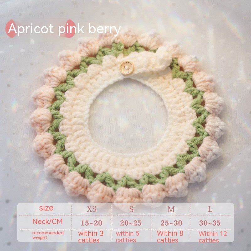 KFX-0560061 Cat Knitted Scarf Necklace in Various Colors and Patterns