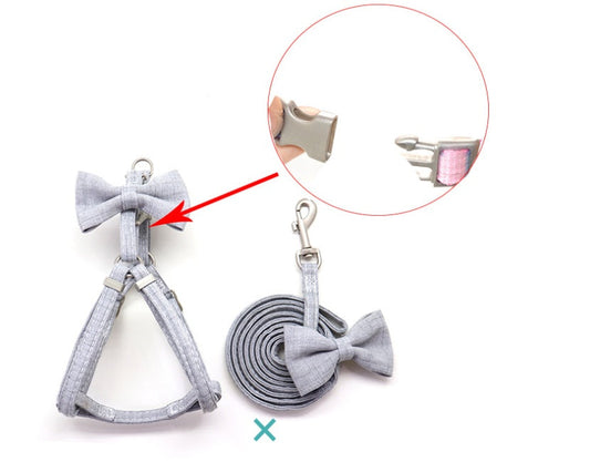 KFX-0561341 Adjustable Polyester Traction Belt for Small and Medium Dogs - 22-32cm Neck, 34-62cm Bust