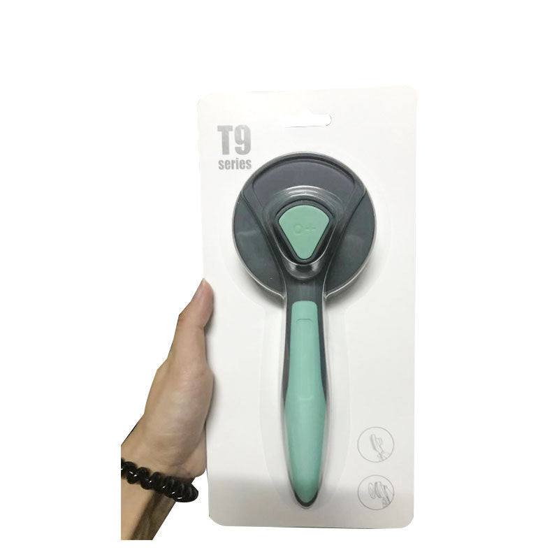 KFX-0563645 Self-Cleaning Slicker Brush for Cats and Small to Medium Dogs - Eco-Friendly Grooming Tool