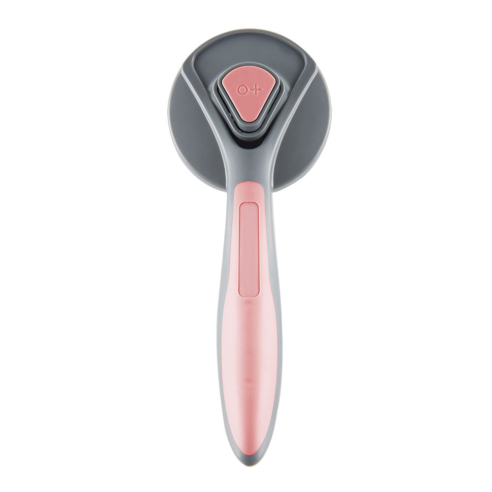 KFX-0563645 Self-Cleaning Slicker Brush for Cats and Small to Medium Dogs - Eco-Friendly Grooming Tool