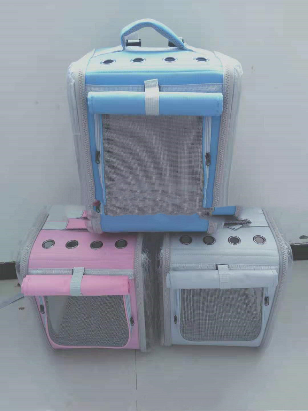 KFX-0564285 Space Capsule Portable Cat Carrier - Breathable Pet Bag, Lightweight & Medium Hardness, Multiple Colors