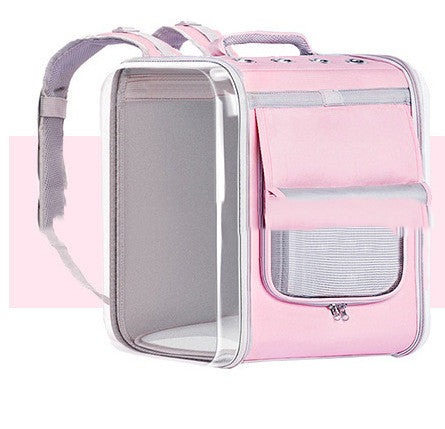 KFX-0564285 Space Capsule Portable Cat Carrier - Breathable Pet Bag, Lightweight & Medium Hardness, Multiple Colors