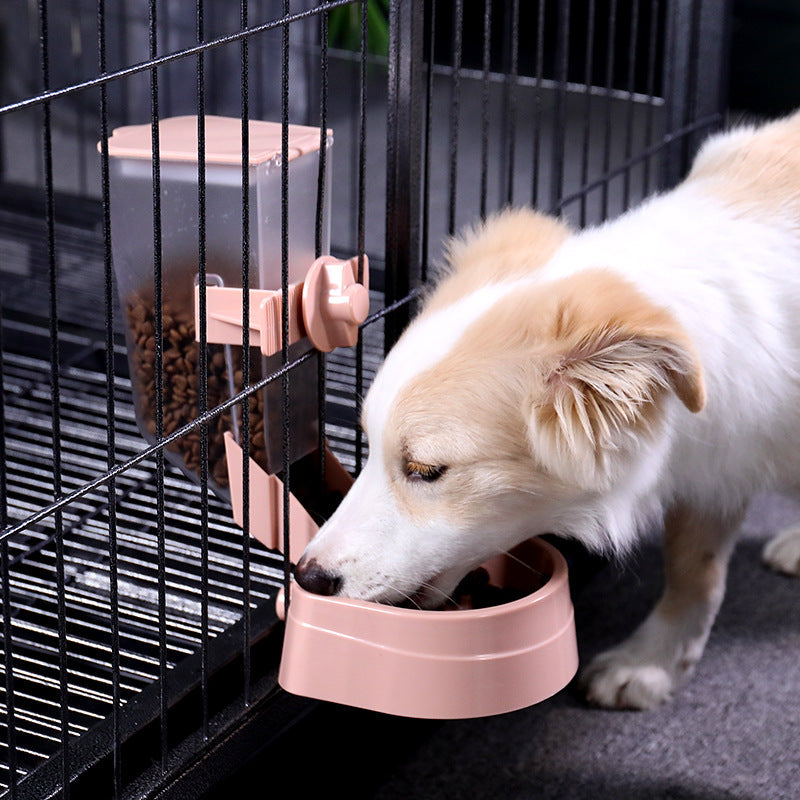KFX-0567997 Hanging Automatic Feeder for Pets with Fresh-Keeping Box and Easy Assembly