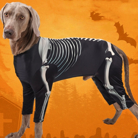 KFX-0568381 Comfortable Black Transformation Dress for Pet Dogs - Halloween Costume, Sizes XL to 3XL