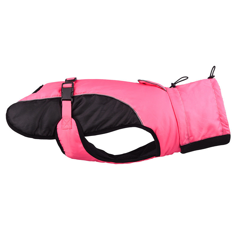 KFX-0571965 Waterproof Reflective Pet Dog Rashers - Warm Fashionable Apparel in Multiple Color Combinations