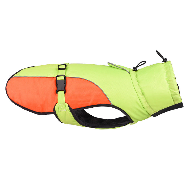 KFX-0571965 Waterproof Reflective Pet Dog Rashers - Warm Fashionable Apparel in Multiple Color Combinations