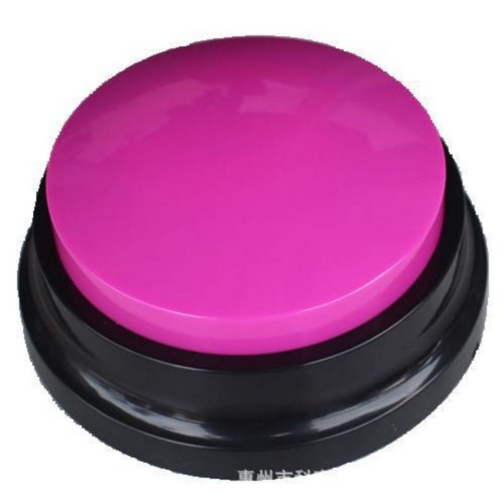 KFX-0576829 Pet Communication Training Buzzer with 30-Second Voice Record and Playback Function