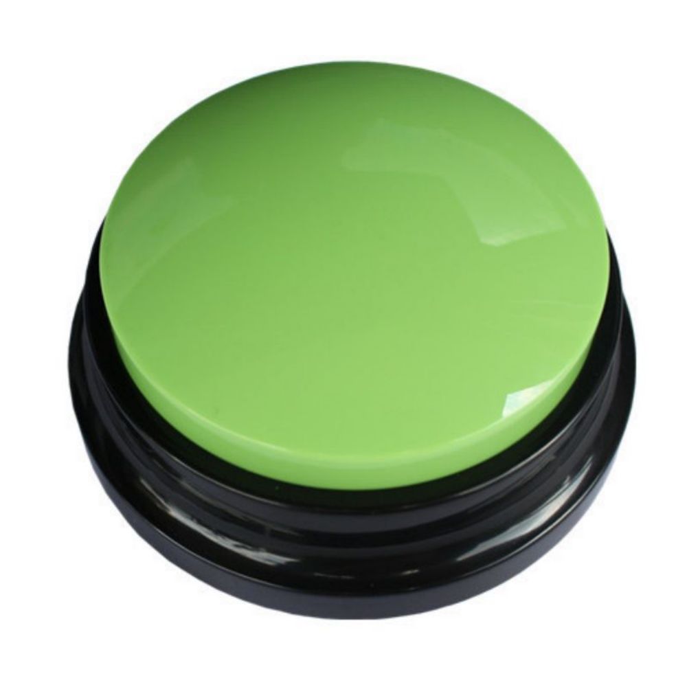 KFX-0576829 Pet Communication Training Buzzer with 30-Second Voice Record and Playback Function