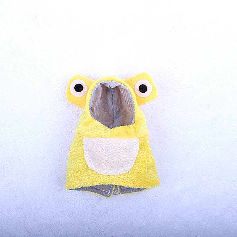 KFX-0577981 Creative Handmade Pet Bird Clothing – Stylish Outfits in Pink, Green, Blue, and Yellow