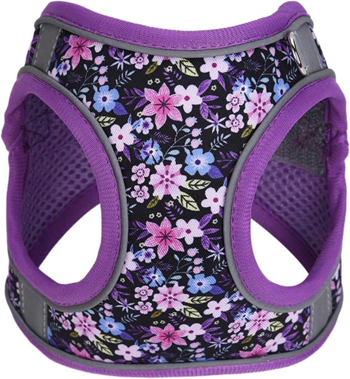KFX-0579133 Reflective No Pull Adjustable Soft Mesh Dog Harness and Leash Set for Small to Medium Dogs