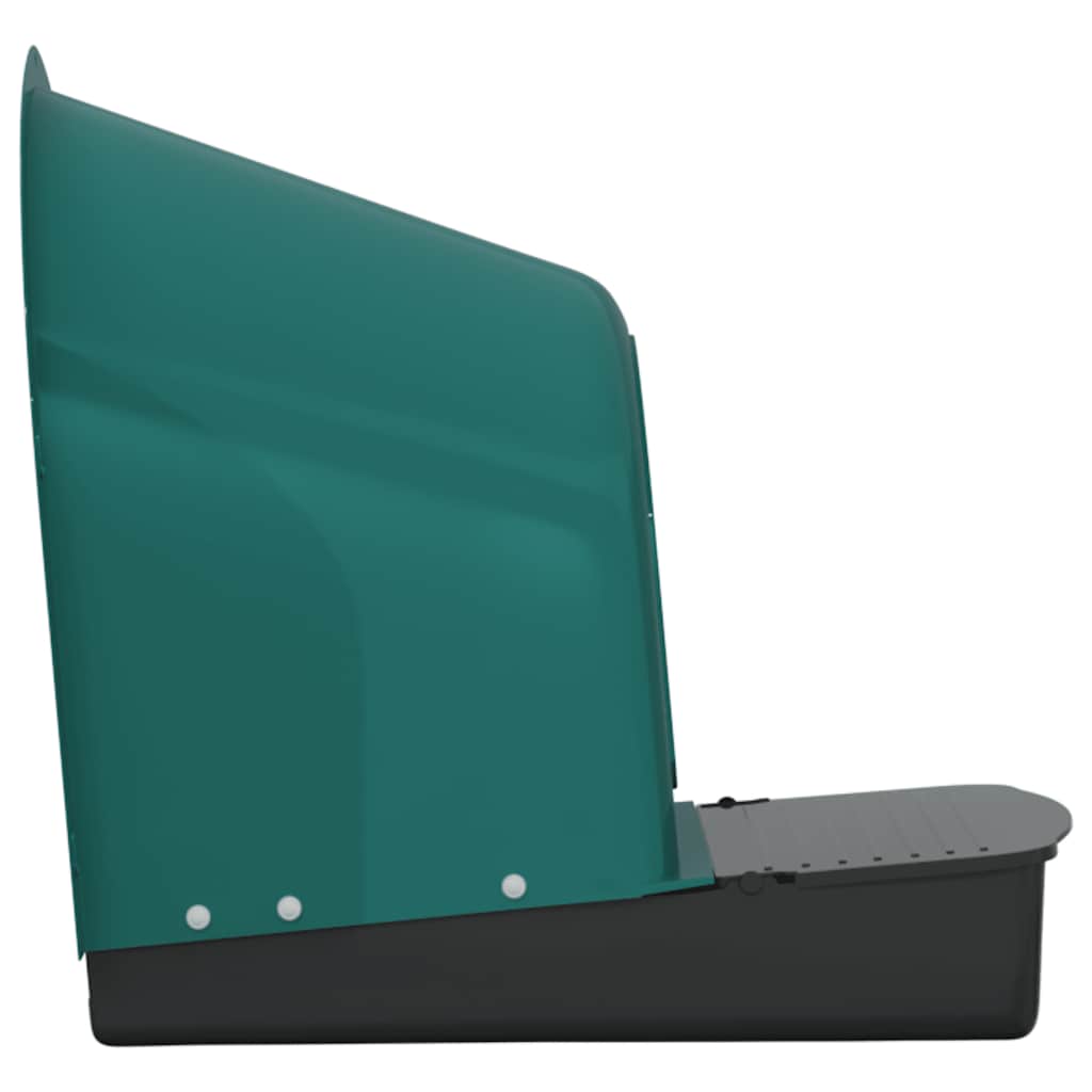 KFX-0580925 Wall-Mounted Chicken Nesting Boxes - Set of 4, Dark Green ABS Plastic, Space-Saving Design with Easy Access for Egg Collection