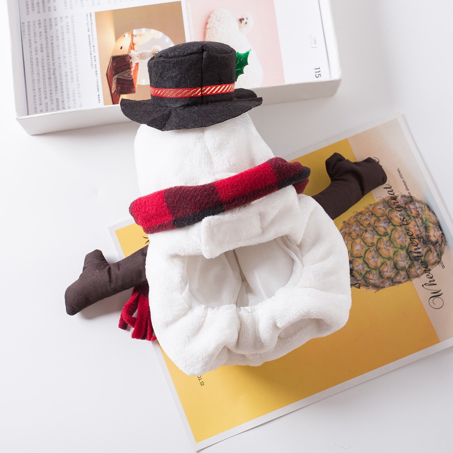 KFX-0583485 Snowman Costume for Pets - Fun Christmas Apparel in Sizes S, M, L, XL