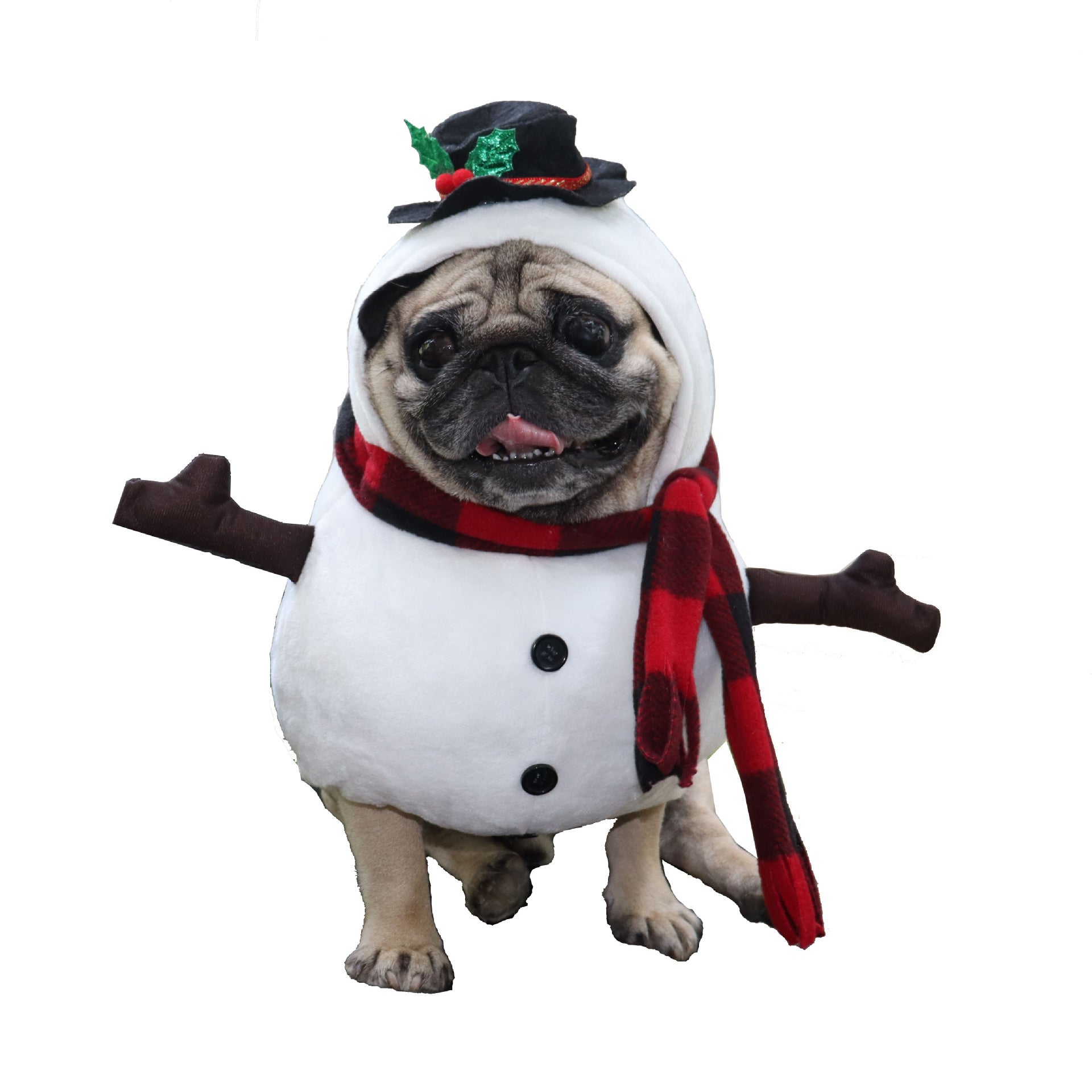 KFX-0583485 Snowman Costume for Pets - Fun Christmas Apparel in Sizes S, M, L, XL