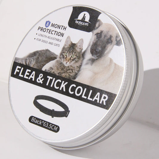 KFX-0585149 Adjustable Anti-Bite Collar for Dogs and Cats - Monochrome PVC Design, Available in Four Colors