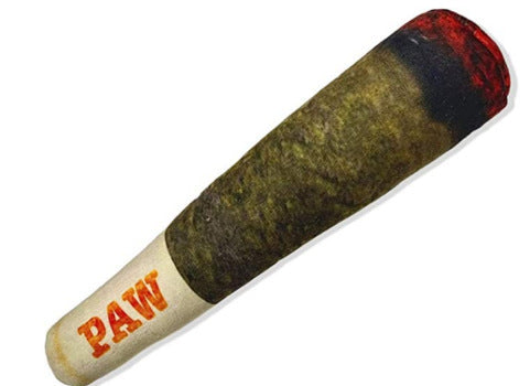 KFX-0585917 Plush Dog Toy with Sound - Fun Prank Cigarette Design for Playtime