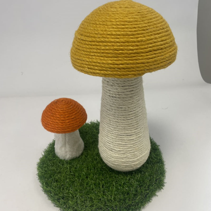 KFX-0588349 Cat Climb Pillars with Unique Mushroom Design for Interactive Play and Vertical Exploration