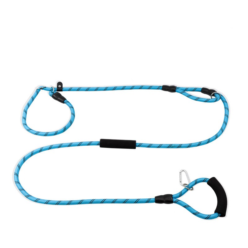 KFX-0588861 Durable Nylon Dog Traction Rope with Shock Absorption Design and Adjustable Handheld Options