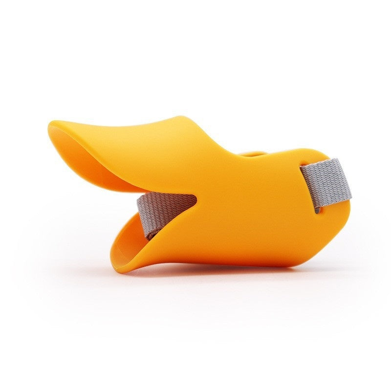 KFX-0590909 Dog Duckbilled Silicone Mouth Cover for Small to Medium Pets - Available in Multiple Colors