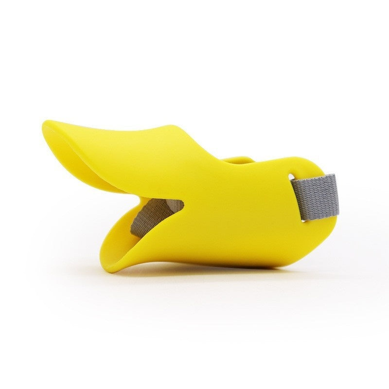 KFX-0590909 Dog Duckbilled Silicone Mouth Cover for Small to Medium Pets - Available in Multiple Colors